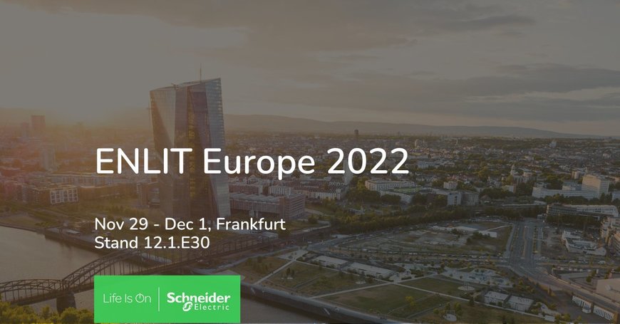Schneider Electric auf der ENLIT 2022 in Frankfurt am Main